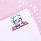 Snowball Sewing Magnetic Bookmark