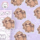 Mocha the Sloth - Family - Vinyl Decal Sticker