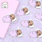 Mocha the Sloth - Sleeping - Vinyl Decal Sticker