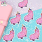 Cotton Candy Sprinkle Llamacorn - Unicorn Vinyl Die Cut Sticker - Vinyl Sticker - Vinyl Decal