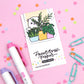 House Plants Magnetic Bookmark - Snowball the Cat