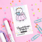 Pinky Out Magnetic Bookmark - Snowball the Cat