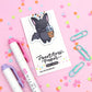 Iced Tea Magnetic Bookmark - Monty The Bat