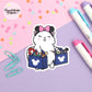 Magical Shopping Day Vinyl Die Cut Sticker - Snowball The Cat