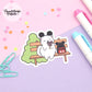 Magical Treats Vinyl Die Cut Sticker - Snowball The Cat