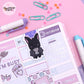 Sticker Love Magnetic Bookmark - Monty The Bat