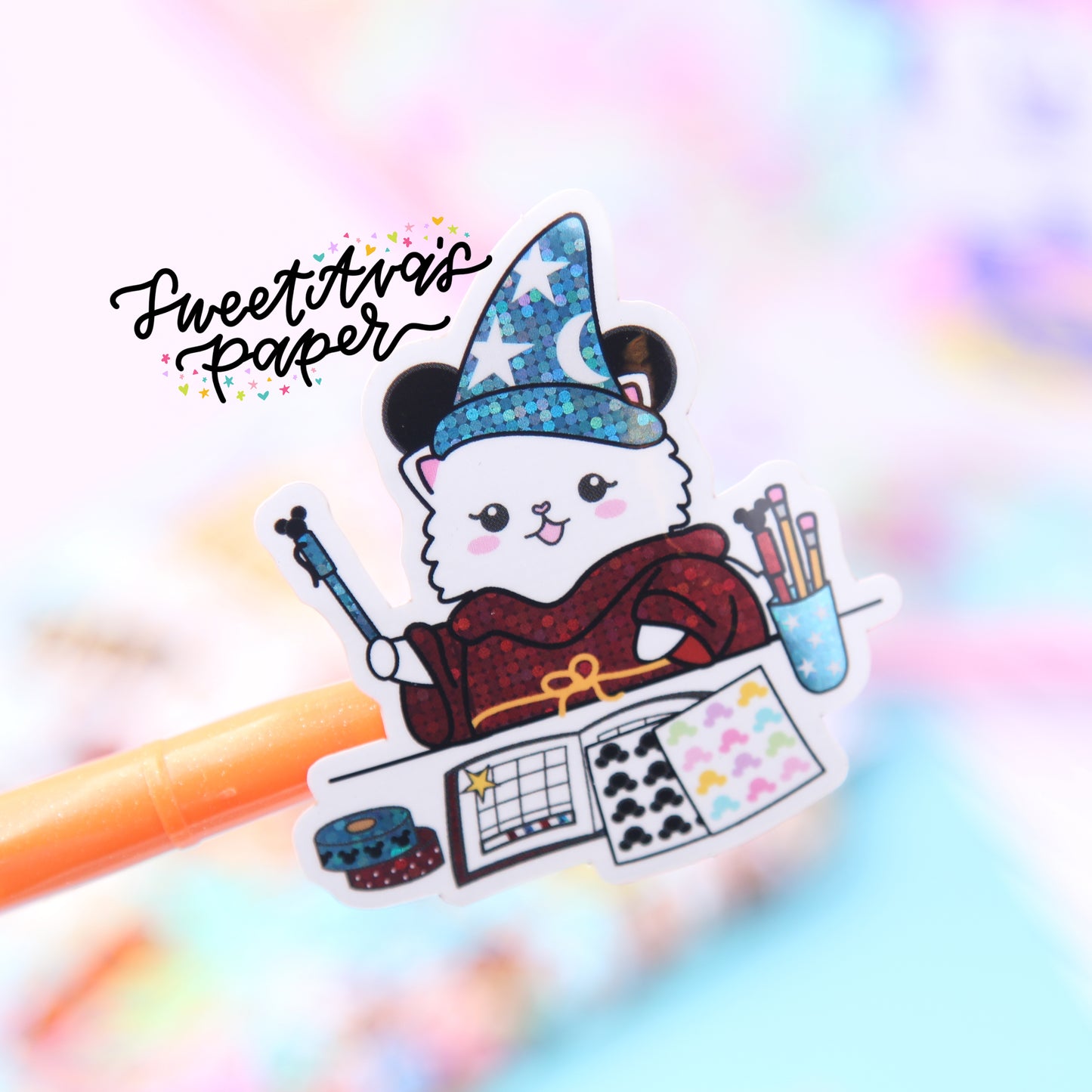 Sorcerer Snowball - Vinyl Die Cut Sticker - Snowball The Cat