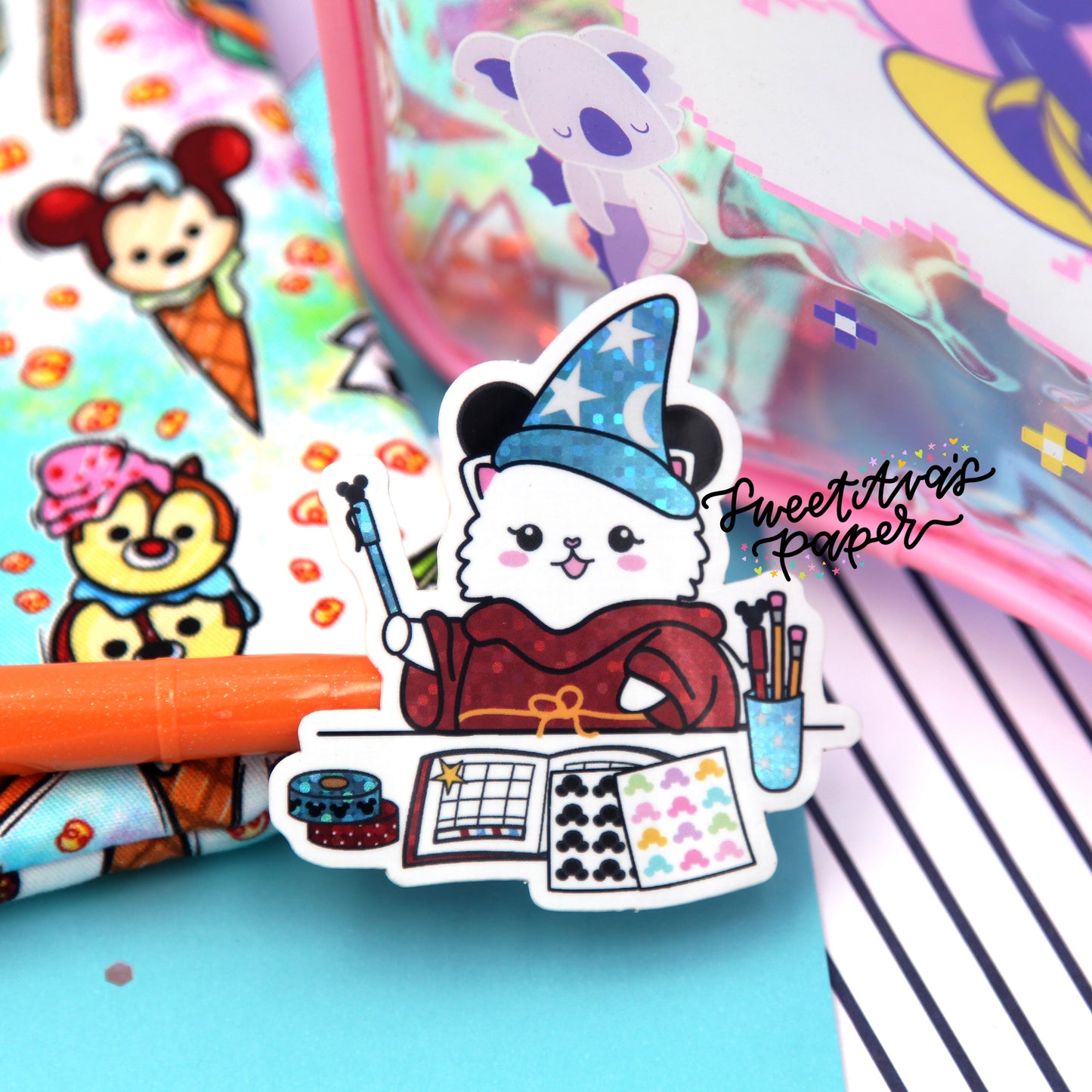 Sorcerer Snowball - Vinyl Die Cut Sticker - Snowball The Cat