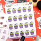 Spooky Cupcake Planning Planner Stickers - Boo and Lunar [1122]
