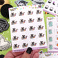 Halloween Planning With Stickers Planner Stickers - Monty The Bat - [1151]