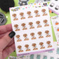 Fall Reading Planner Stickers - Boo and Lunar [1116]
