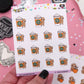 Pumpkin Spice Latte Planner Stickers - Mocha The Sloth [1166]
