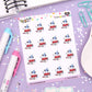 Magical Plans Planner Stickers - Snowball The Cat - [1143]
