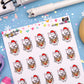 Reindeer Mug Planner Stickers - Coconut the Puppy [1217]