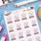 Baking Cookies Planner Stickers - Coconut the Puppy [1215]