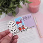 Captain Snowball Pirate Magnetic Bookmark