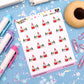 Elf Snowball on a Wall Planner Stickers - Snowball The Cat - [1144]