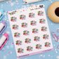 Ripping Open Presents Planner Stickers - Pumpkin The Cat - [1139]