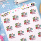 Ripping Open Presents Planner Stickers - Pumpkin The Cat - [1139]