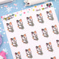 Tangled In Holiday Lights Planner Stickers - Pumpkin The Cat - [1137]
