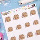 Gingerbread House Planner Stickers - Dottie The Sugar Bug - [1130]
