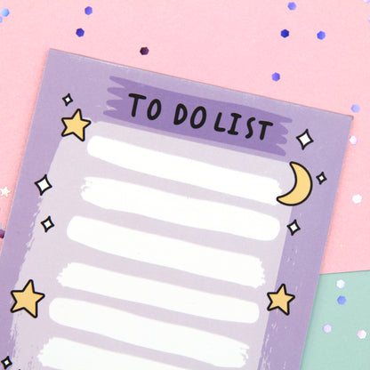 To Do List -  4" x 6" Memo Notepad - 25 Sheets - Monty The Bat