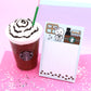 Coffee Cafe -  4" x 6" Memo Notepad - 25 Sheets - Dottie