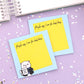 World's Best Boss - Snowball The Cat - 25 Sheets - 3" x 3" Sticky Notepad