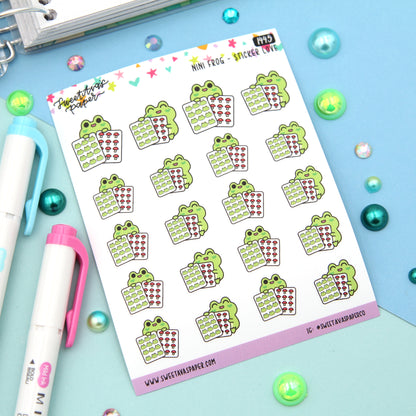 Play With Stickers - Planner Stickers - Sticker Book Planner Stickers - Character Planner Stickers - Nini Frog - [1445]