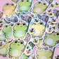 Holographic Fireflies Vinyl Sticker - Nini Frog - Waterproof Vinyl Die Cut Sticker