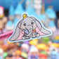 Elephant With Headphones - Vinyl Die Cut Sticker - Magical May