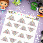 Elephant With Headphones Planner Stickers - Magical Planner Stickers - Magical May - [1543]
