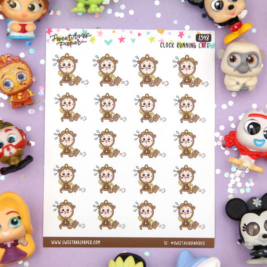 Clock is Behind Planner Stickers - Magical Planner Stickers - Magical May - [1548]
