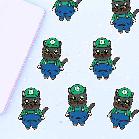 Shadow Luigi Vinyl Sticker