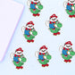 Snowball Mario and Yoshi Vinyl Sticker