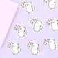 Snowball Valentine Mail Vinyl Die Cut Sticker - Cat Vinyl Sticker