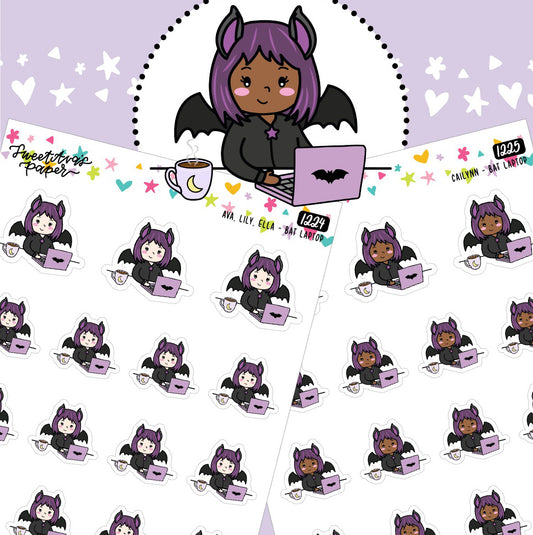 Laptop Desktop Planner Stickers - The Bat Girl Club