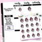 Laundry Day Planner Stickers - The Bat Girl Club