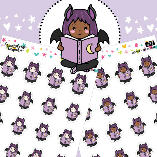 Reading Planner Stickers - The Bat Girl Club