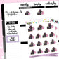 Scary Movie Planner Stickers - The Bat Girl Club