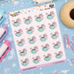 Peppermint Mocha Drink Planner Stickers - Dottie The Sugar Bug - [1129]
